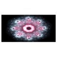 thumbnail image 2 of Pink Abstract Fractal Mandala Flower - Large Floral Wall Art Canvas, 2 of 3