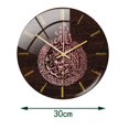thumbnail image 4 of pitrice 30cm Muslim Wall Clock Non Ticking Mute Quartz for Ramadan Decor Rose Golden, 4 of 9