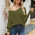 thumbnail image 1 of EGNMCR Cardigans pour Femmes, Pulls pour Femmes Mode Décontractée Pull à Manches Longues Col en V Pull pour Femmes, 1 of 6