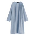 thumbnail image 2 of Kcodviy Women's Solid Color with Cropped Cardigans for Women Pockets Mid Length Cardigan Womens Fall Cardigan Sweaters Casual Jacket, 2 of 5