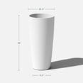 thumbnail image 3 of Veradek Pure Series Selena 28" Planter White, 3 of 12