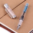 thumbnail image 1 of Stylo-plume, 4 Pcs Pointe F 0,5 mm Plume F Stylo-Plume Transparent Stylo-Plume Éprouvé et Fiable, 1 of 8