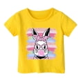 thumbnail image 4 of XDZJLR T-Shirts Filles Enfants Pâques Graphique Coupe Ample Décontractée Manches Courtes Col Rond pour Garçons Vêtements 1-2 Ans, 4 of 4