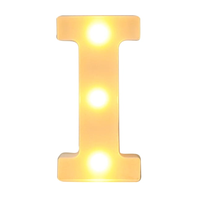 Light Up Letters Led Bar Lights & Signs Alphabet Led Letter Lights Up White Plastic Letters, Hanging On A-M& White Led Lights