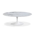 thumbnail image 3 of CARO OVAL MARBLE DINING TABLE 67"White Marble, with Tulip Pedestal Base, Genuine Marble, 3 of 3