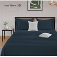 thumbnail image 4 of Softest Cotton Sheets Double Sheet Set Pc Set Thread Count Sateen Bedding Deep Pocket Sheets Cooling Sheets Double Size Sheets Breathable Bed Set (), 4 of 9