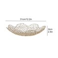 thumbnail image 2 of MesaSe Creative Fruit Bowl Storage Tray Durable Iron Thickened And Upgraded Material Gold Home Organizer, 2 of 10