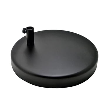 Round Metal Base for Table Lamp, DIY Desk Lamp Base for Architect Swing Arm Lamp White