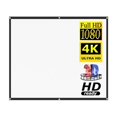 thumbnail image 1 of Écran de Projecteur 4:3 84 120 150 Pouces HD Pliable Portable Anti-Froissement Films de Projection pour Maison, Fête, Bureau, Salle de Classe, Sans Plis, 1 of 5