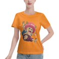 thumbnail image 1 of T-Shirt Basique à Manches Courtes pour Femmes une Pièce Chopper, 1 of 6