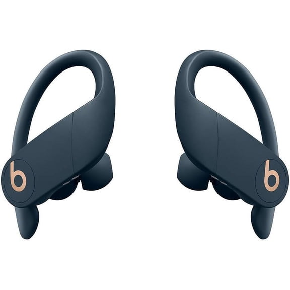 Beats Powerbeats Pro Wireless Earbuds, Refurbished Fair Condition - Apple H1 Chip, Class 1 Bluetooth, 9 Hours Listening Time, Sweat and Water Resistant, Secure-Fit Earhooks - Navy