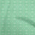 thumbnail image 1 of oneOone Viscose Jersey Light Green Fabric Asian Ikat Sewing Craft Projects Fabric Prints By Yard 60 Inch Wide, 1 of 3