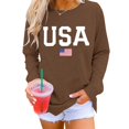 thumbnail image 2 of T-shirts à Manches Longues pour Femmes T-shirts à Col Rond Pullovers pour Femmes, 2 of 6