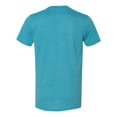 thumbnail image 3 of Gildan Mens Softstyle T-Shirt, M, Heather Galapagos Blue, 3 of 3