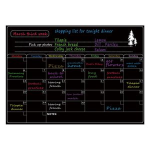 Magnetic Dry Erase Board Calendar Whiteboard Refrigerator Stickers Kitchen Fridge White Board for Weekly Monthly Schedule Daily Planner To Do List