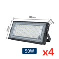 thumbnail image 1 of 4pcs/lot Led Flood Light AC Outdoor Floodlight Spotlight IP65 Waterproof 50W 100W LED Street Lamp Landscape Lighting ,Wide Application, 1 of 7