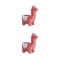 thumbnail image 1 of Wweixi 1/2/3 Animal Shape Pots Durable Materials For In Garden For Small Spaces Eco-friendly Alpaca red 2PCS, 1 of 6