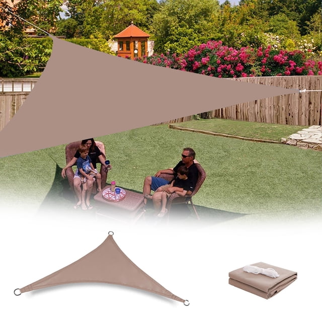 Sun Shade Triangle Sun Shade 95% Block For Patio Backyard Garden Outdoor Activities With Fixing Kit Microfiber Sofa Cover Garden Blanket L Shape Couch Cover
