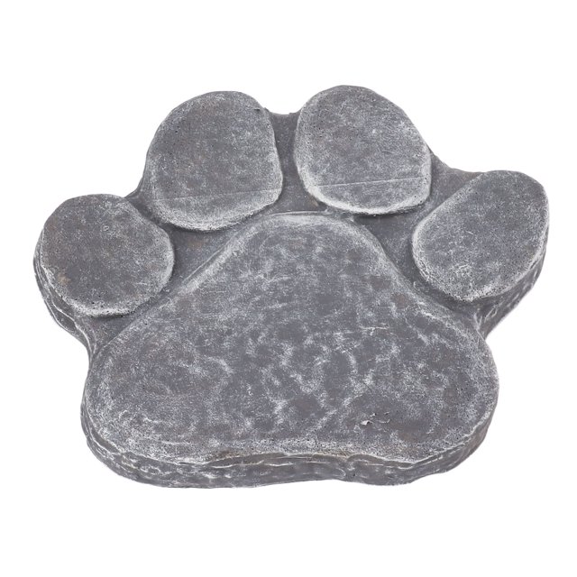 Pierre Commémorative pour Race d'Animal, Pierre Commémorative Empreinte de Patte de Chien Bricolage Lettrage Marqueur de Tombe de Chien Monument pour Animal pour Pelouse Extérieure Patio