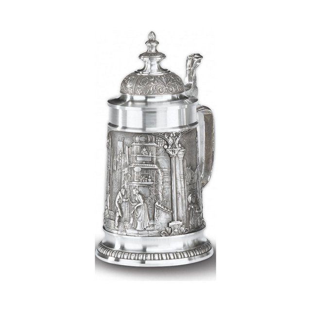 Beer stein 0,5 Litre avec Couvercle Pointu