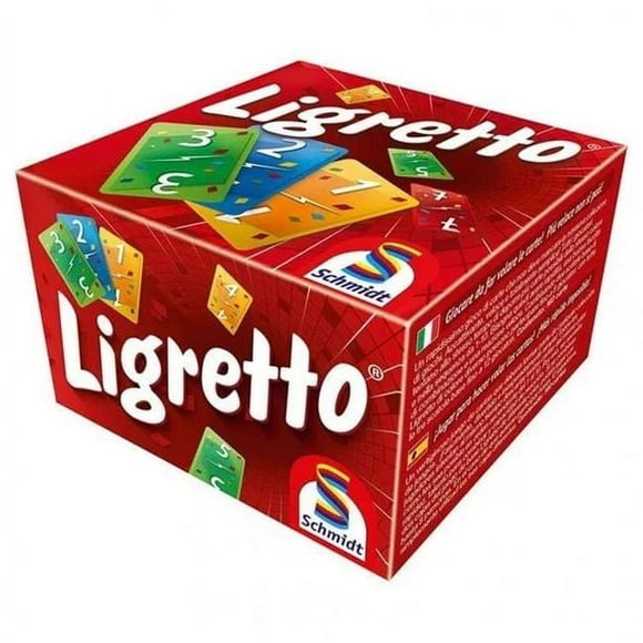 Schmidt Ligretto Rouge - Jeu de cartes pour enfants à partir de 8 ans.