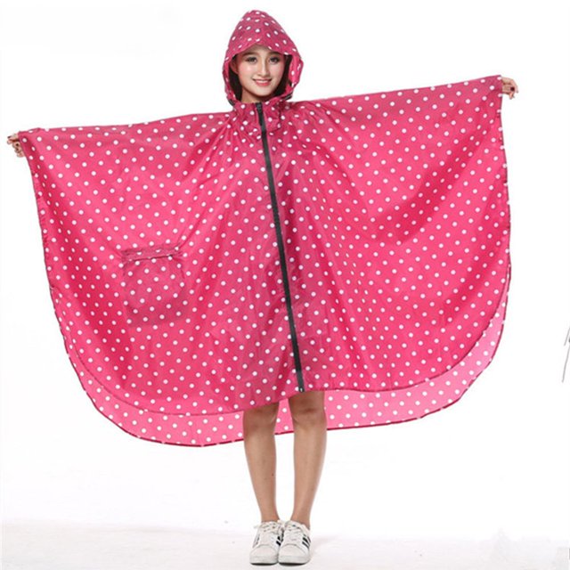 1 Pce Imperméable à Capuche Élégant pour Femmes, Poncho Long d'Extérieur, Imperméable, Manteau de Pluie