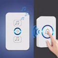 thumbnail image 1 of 61 Ringtones Wireless Doorbell Chime, Long Range 500ft Smart Doorbell with IP66 Waterproof Button, Easy Plug Play Installation for Home Office Villa, White, 1 of 7