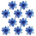 thumbnail image 1 of Agiferg Christmas Tree Ornaments Christmas Simulation Flower Xmas Ornament 10Pcs, 1 of 2