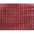 thumbnail image 4 of oneOone Georgette Viscose Red Fabric Geometric Bandhani Craft Projects Decor Fabric Printed By The Yard 42 Inch Wide, 4 of 4