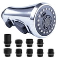 thumbnail image 2 of JJKBVCLO Tête de Pulvérisation Rétractable pour Robinet de Cuisine Accessoires de Robinet d'Évier Bouton Corne Adaptateurs de Douche 9 Fonctions, 2 of 8
