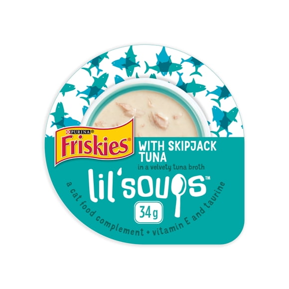 Purina Friskies Lil' Soups Thon listao, Gâteries pour Chats 34g
