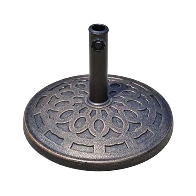 Four Seasons Courtyard 18 Inch Umbrella Base Fits Up To 2" Umbrella Pole