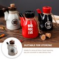 thumbnail image 2 of Ceramic Condiment Bottle Japanese Style Oil Pot Ceramic Spice Bottle Home Seasoning Bottle, 2 of 8
