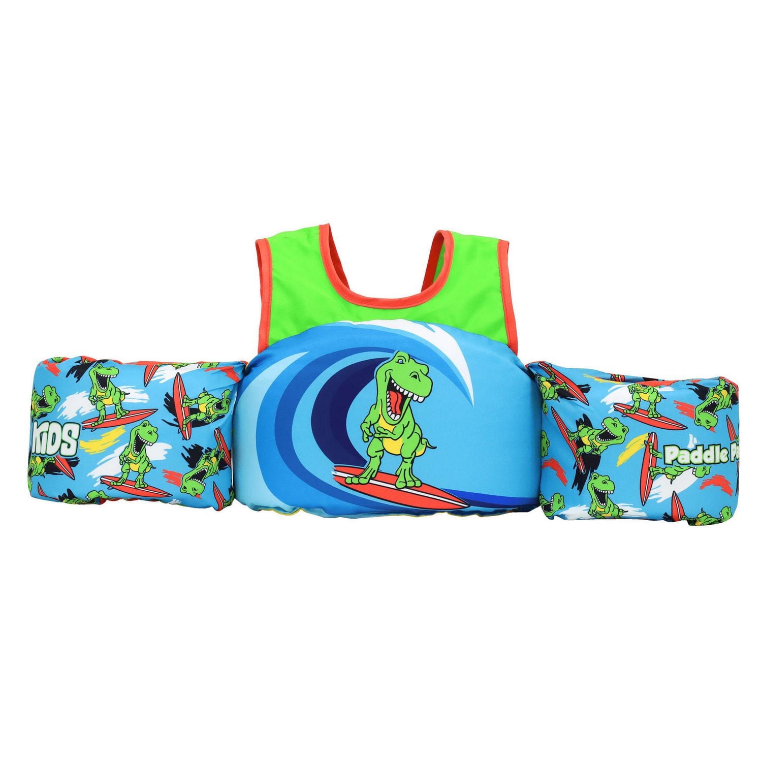 Veste de flottaison brevetée Paddle Pal des Body Glove - dinosaure
