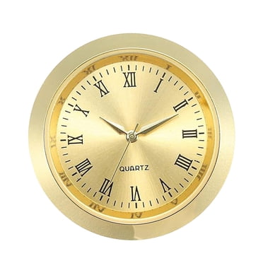 Xuanheng Round Clock Insert Bedroom Clock Head Repair Part Home Clock Movement Insert gold