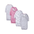 thumbnail image 1 of Gerber Baby 4-Pack Gown, Clouds, 0-6 Months, 1 of 3