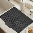 thumbnail image 3 of Silicone Kitchen Placemat, Modern Design, Easy Cleaning, Dry-Wet Separation, Anti-Slip Suction Cups, for Dining, 3 of 6