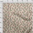 thumbnail image 3 of oneOone Cotton Poplin Light Yellow Fabric Floral Retro Craft Projects Decor Fabric Printed By The Yard 56 Inch Wide, 3 of 5