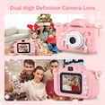 thumbnail image 4 of Mini Cartoon Kids Digital Camera 1080P Digital Video Camera for Kids Dual Lens 2.0 Inch IPS Screen Built-in Battery Cute Photo Frames Interesting Games with Neck Strap Birthday Christmas Gift for, 4 of 6