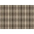 thumbnail image 1 of Ahgly Company Tapis d'Intérieur Lavables en Machine Rectangle Transitionnel Zone Grise de Minuit, 2' x 3', 1 of 7