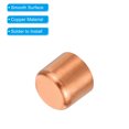 thumbnail image 4 of Unique Bargains 1/2 Inch ID Copper Pipe Fitting End Cap Sweat Plug Solder Connection Plumbing HVAC Air Conditioner 3 Pack, 4 of 6
