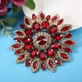 thumbnail image 3 of XingJian LLC Charmant Cristal Strass Vêtements DIY Accessoires pour Femmes (Base Rouge Doré), 3 of 8