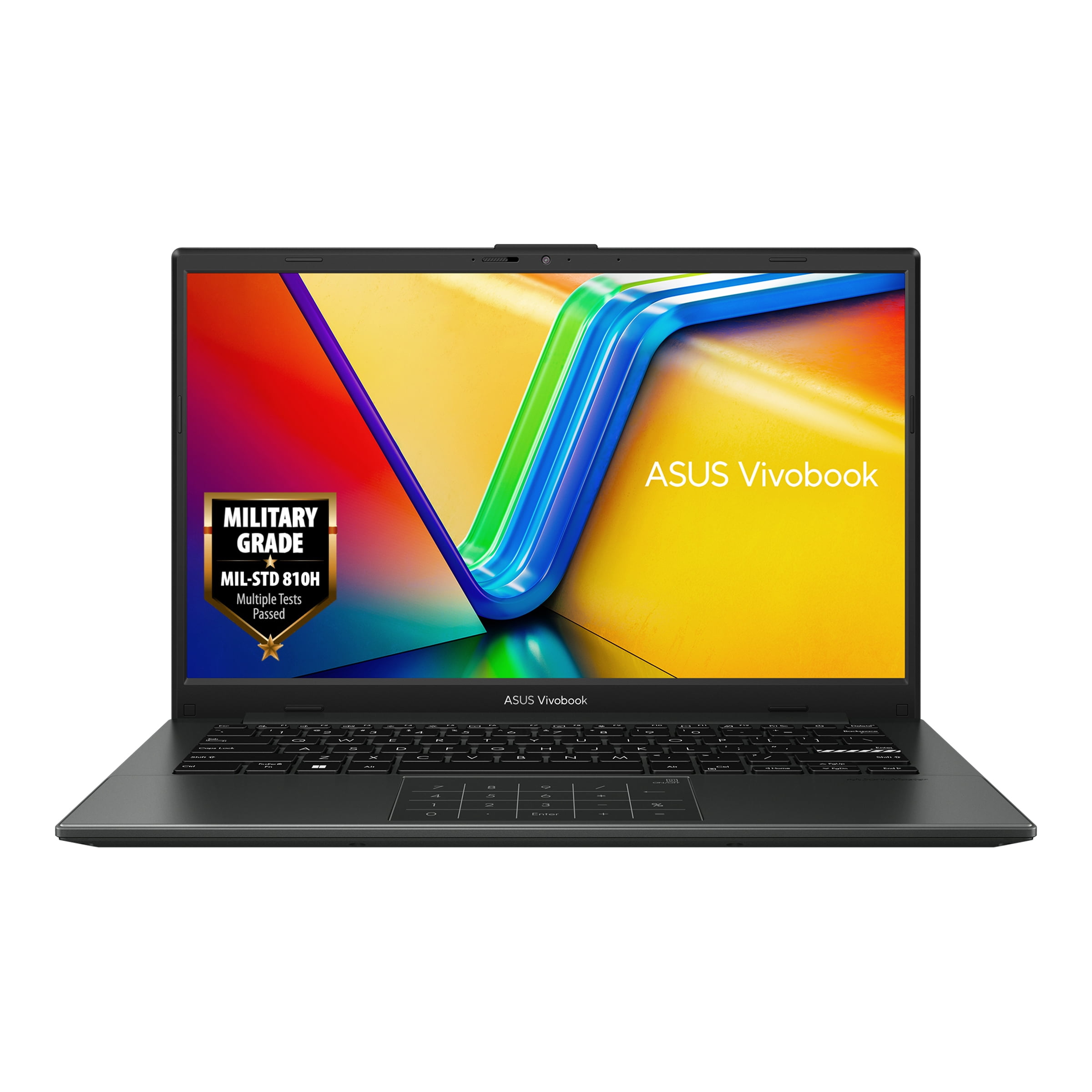 ASUS Vivobook Go 14 Laptop, 14” FHD Display, Intel® Processor N100, 4GB RAM, 128GB UFS 2.1, Windows 11 Home, Fingerprint, Mixed Black, L1404GA-DS01-CA