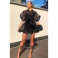 thumbnail image 2 of Robe Transparente en Maille à Pois pour Femme, Été, Mini Bikini avec Ceinture, Couvre-Maillot, 2 of 4