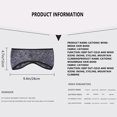 thumbnail image 2 of Bandeau de Course Chauffe-Oreilles Queue de Cheval Bandeaux d'Hiver pour Chauffe-Oreilles Muff Yoga Bandeau de Course pour Extérieur Chauffe-Oreilles Bandeau pour Filles, 2 of 3
