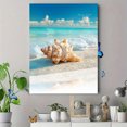 thumbnail image 4 of Seashell Beach Vacation Canvas Wall Art 15.75x11.81 Inches, 4 of 8