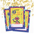 thumbnail image 2 of Darling Souvenir Yellow Birthday Invitation Card Printable Elegant Fill or Write In Blank Party Invites 28 Pcs 5 x 7 Inches, 2 of 5