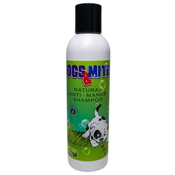 Dog n Mite Anti-Mange Shampoo for Dogs & Puppies with Demodex Mange Itching Hot Spot - 6.0 oz