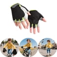 thumbnail image 2 of Kids Half Finger Sports Gloves for Outdoor Cycling Exercise Riding Biking Skating Climbing Lightweight Breathable Durable, 2 of 3