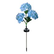 Fairy Hydrangea Lights 2026 3 Pack Solar Garden Lights Outdoor IP65 Colorful LED Flower Light 15 Lighting Twinkling Tree Fairy Hydrangea Lights For Patio Yard Décor 600mAh